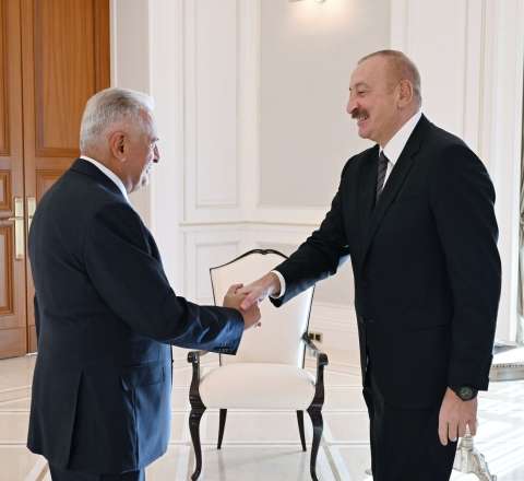Prezident Binəli Yıldırımı qəbul etdi - FOTO 