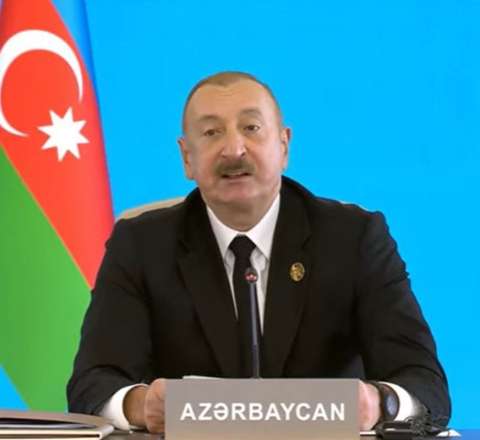 Prezident Qəbələ Zirvə Görüşündə çıxış edir - CANLI 