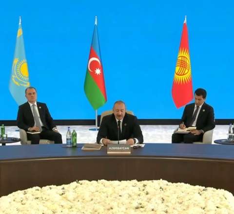 Prezident: Türk dövlətlərinin vahid güc mərkəzi kimi çıxış etməsi olduqca vacibdir 