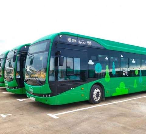 Bakıda bu marşruta yeni avtobuslar verildi 