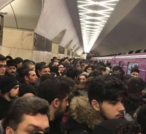 Bakı metrosunda İNSİDENT: həbs edilənlər var