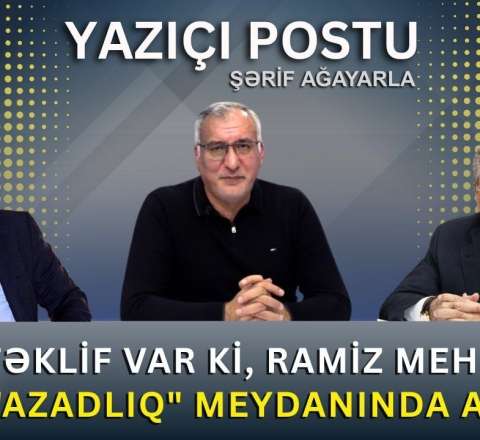 "Çingiz Abdullayev, səninki Bakı ləhcəsi deyil" - Şərif Ağayar + VİDEO
