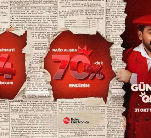 Gündəmdə qırmızıdır! - Baku Electronics-də Qırmızı Şənbə başladı!