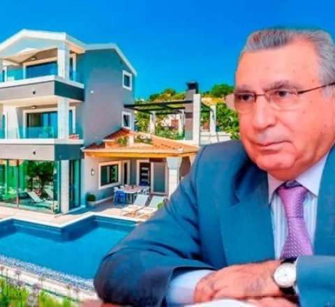 Dəbdəbəli villa, 6 metrlik hasar, helikopterin enməsi üçün meydança: Həbs edilən başçı Mehdiyevlə qonşu imiş – FOTO 