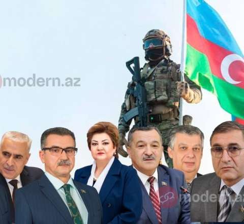 Övladı əsgərliyə gedən DEPUTATLAR 