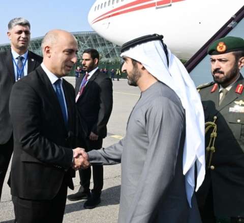 BƏƏ-nin Baş nazirinin müavini Azərbaycana gəldi - FOTOLAR 