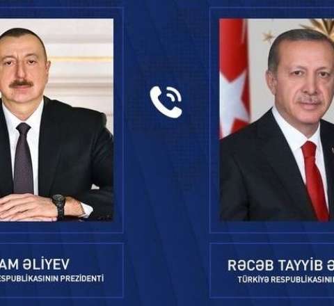 İlham Əliyev Ərdoğana zəng etdi 