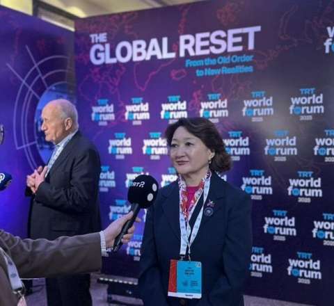 Aktoti Raimkulova "TRT WORLD FORUM 2025"də iştirak etdi  