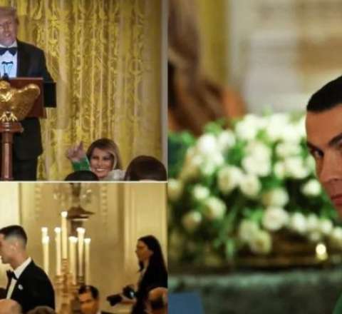 Tramp Ronaldo ilə görüşdə: "Oğlum bundan sonra mənə daha çox hörmət edəcək" -FOTOLAR