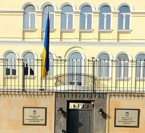 Ukraynanın Azərbaycandakı səfirliyində matəm kitabı açıldı 