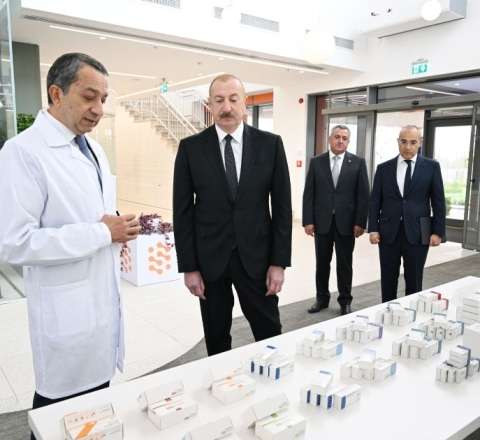 Azərbaycanda yeni dərman zavodu – Prezident açılışda iştirak etdi 