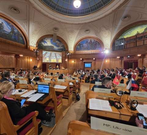 Diaspor sədri Krım Platformasının IV Parlament Sammitində - FOTO 