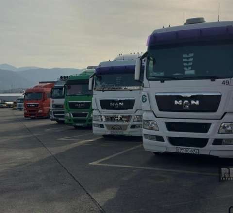 Azərbaycan yük maşınları 20 gündür Gürcüstan gömrüyündə saxlanılır – FOTO 