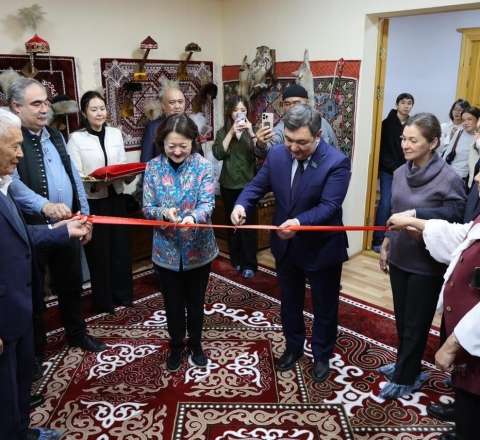 Astanada Türk Dünyasının İncəsənət Muzeyi açıldı  - FOTO