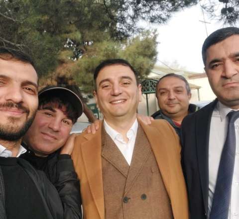 Əziz Orucov azadlığa çıxdı – FOTOLAR 
