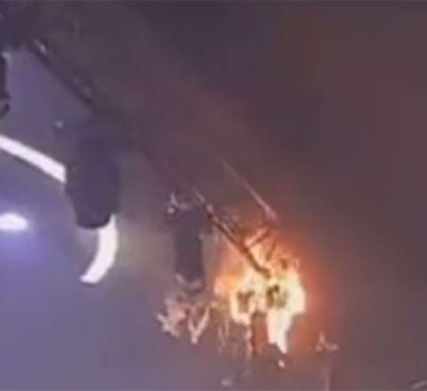 Bakıda toy zamanı yanğın – “Zalda bir nəfər qalmasın”  