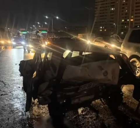 Bakı-Sumqayıt yolunda zəncirvari qəza – VİDEO 