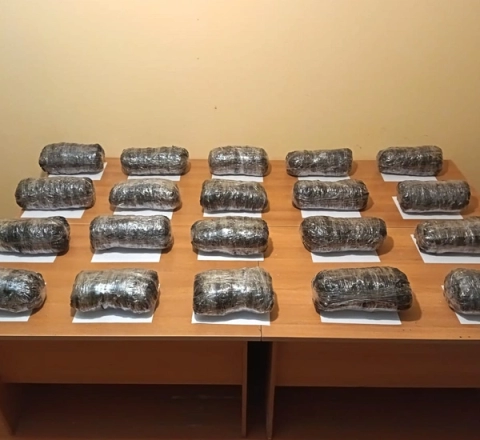 22 kq narkotik ələ keçdi – Sərhəddə əməliyyat aparıldı 