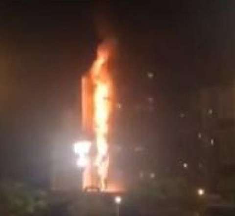 3 nəfərin öldüyü binada təmir başladı – VİDEO 