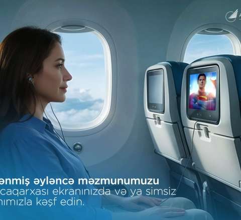 AZAL-ın təyyarələrində multimedia əyləncə sistemi yenilənib 