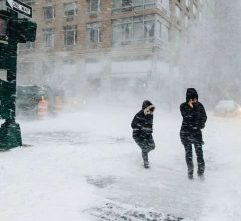 Azərbaycanda qar yağır - Faktiki hava 