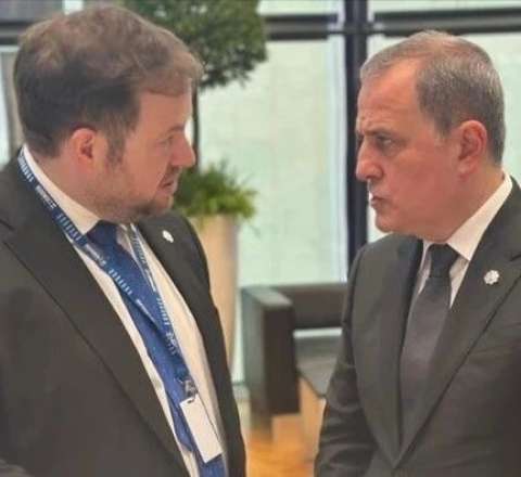 Ceyhun Bayramov Stiven Dauti ilə görüşdü 