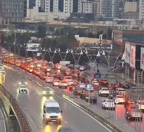 Hazırda bu yollarda tıxac var - SİYAHI 