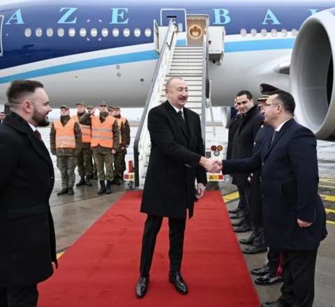 İlham Əliyev Slovakiyada rəsmi səfərdədir 