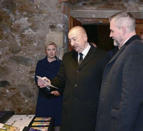 Prezident Devin qəsrini ziyarət etdi - FOTO 