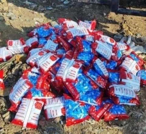 İrandan Azərbaycana idxal edilən konfet məhv edildi - FOTO 