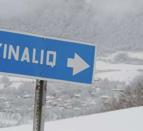 Şahdağ və Xınalığa qar yağdı – Faktiki hava  