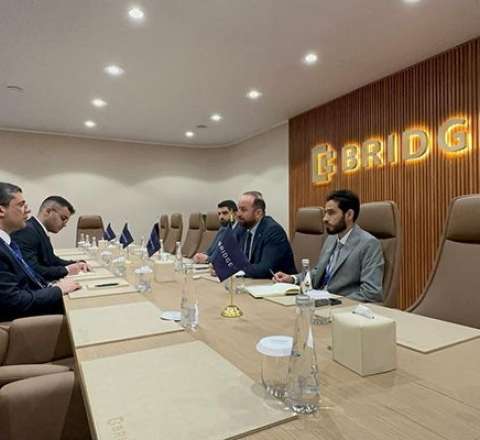 Əhməd İsmayılov Suriyanın informasiya naziri ilə görüşdü - FOTO 