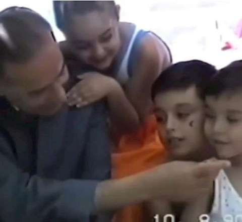 Heydər Əliyevin nəvələri ilə səmimi kadrları − VİDEO 