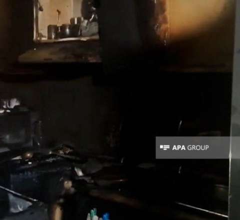 Xırdalanda yaşayış binasında yanğın – Xəsarət alanlar var – FOTO 