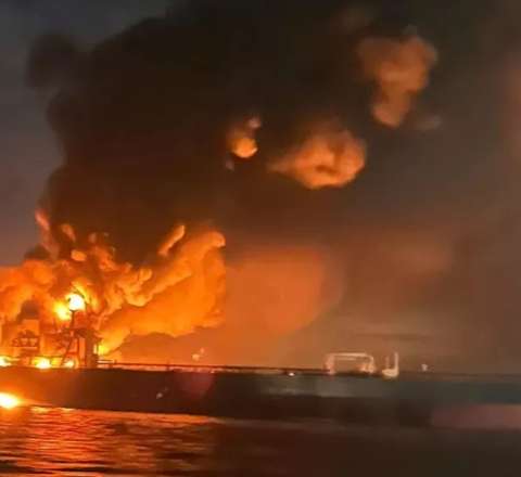 Rostov limanında tanker vuruldu – Ölən və yaralananlar var – VİDEO 