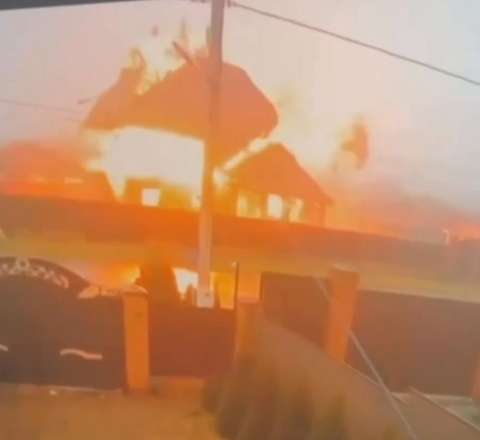 Rusiyada dəhşətli partlayış – Ev havaya sovruldu – VİDEO 