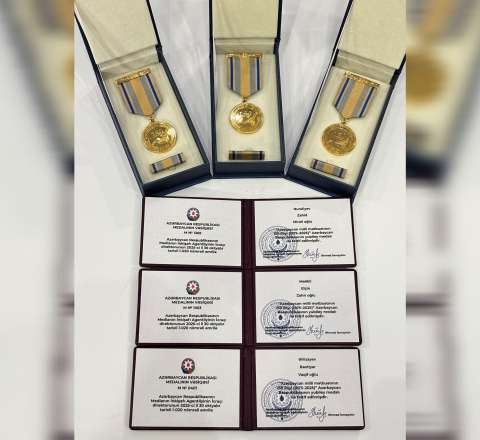 "Bakupost" saytının 3 əməkdaşı təltif olundu- FOTO 