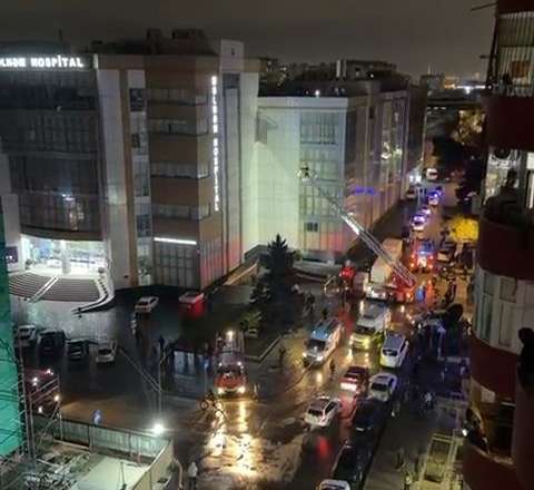 Məlhəm hospital yanır -  VİDEO