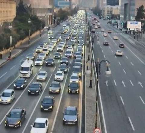 Hazırda bu yollarda tıxac var - SİYAHI 