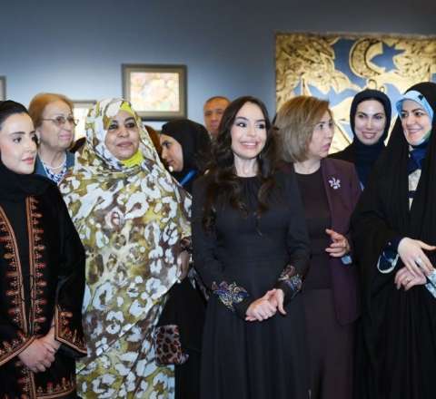 Leyla Əliyeva Zəhra Pezeşkianla görüşdü - FOTO 