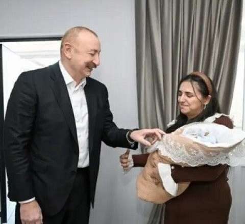 Prezident: Bala neçə aylıqdır? - VİDEO 