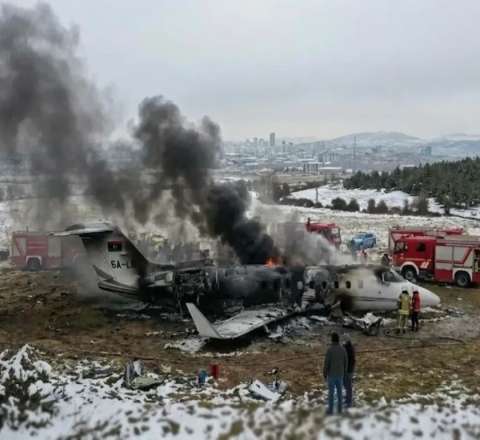 Türkiyədə qəzaya uğrayan təyyarənin qara qutusu tapıldı 