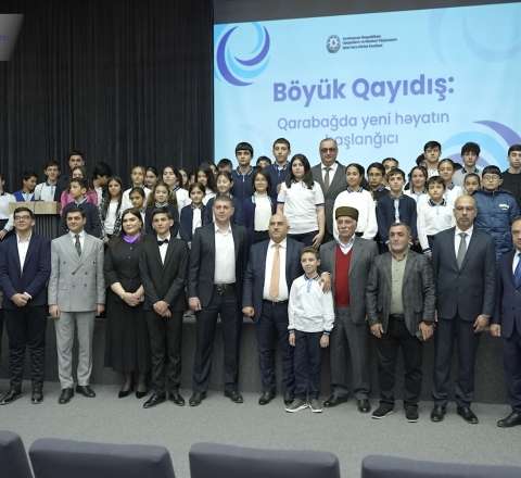 "Böyük Qayıdış: Qarabağda yeni həyatın başlanğıcı" adlı tədbir keçirilib 