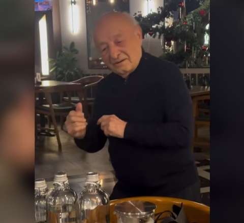 Ömər Eldarov ad günündə  rəqs etdi - VİDEO 