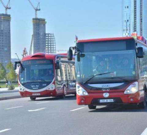 Avtobuslar yanvarın 1-də saat 01:30-dək fəaliyyət göstərəcək 