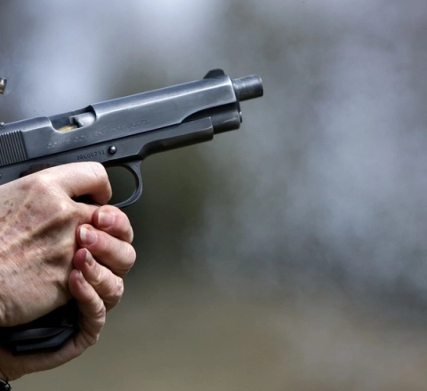 Azərbaycanlı ata və oğulu güllələyən şəxsin görüntüsü - VİDEO 