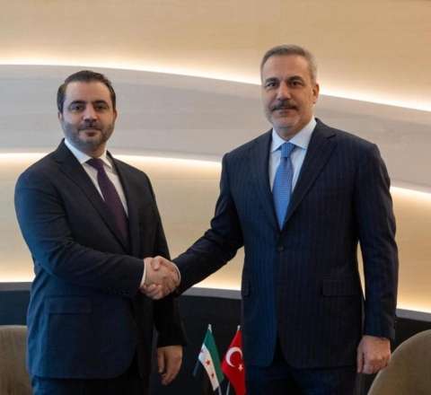 Hakan Fidan Şeybani ilə görüşdü 