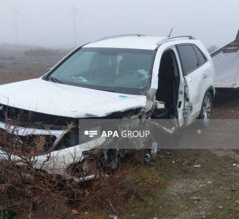 Hacıqabulda zəncirvari qəza – 5 nəfər xəsarət aldı – FOTO 