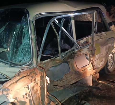 Tovuzda yol qəzası baş verdi, sürücü xəstəxanalıq oldu - Foto 