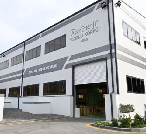 Prezident “Qozlukörpü” Su Elektrik Stansiyasının açılışında 